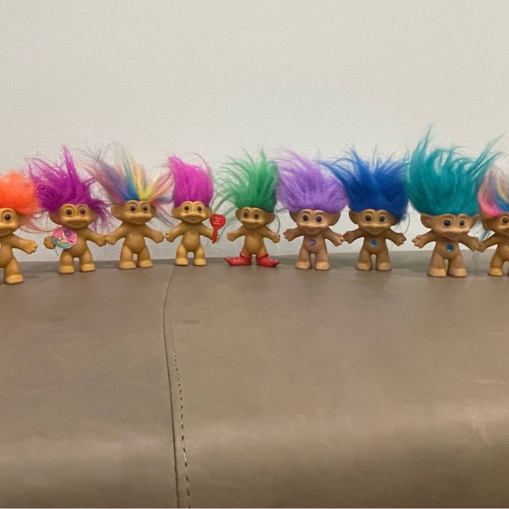 Russ Troll Dolls with Colorful Hair